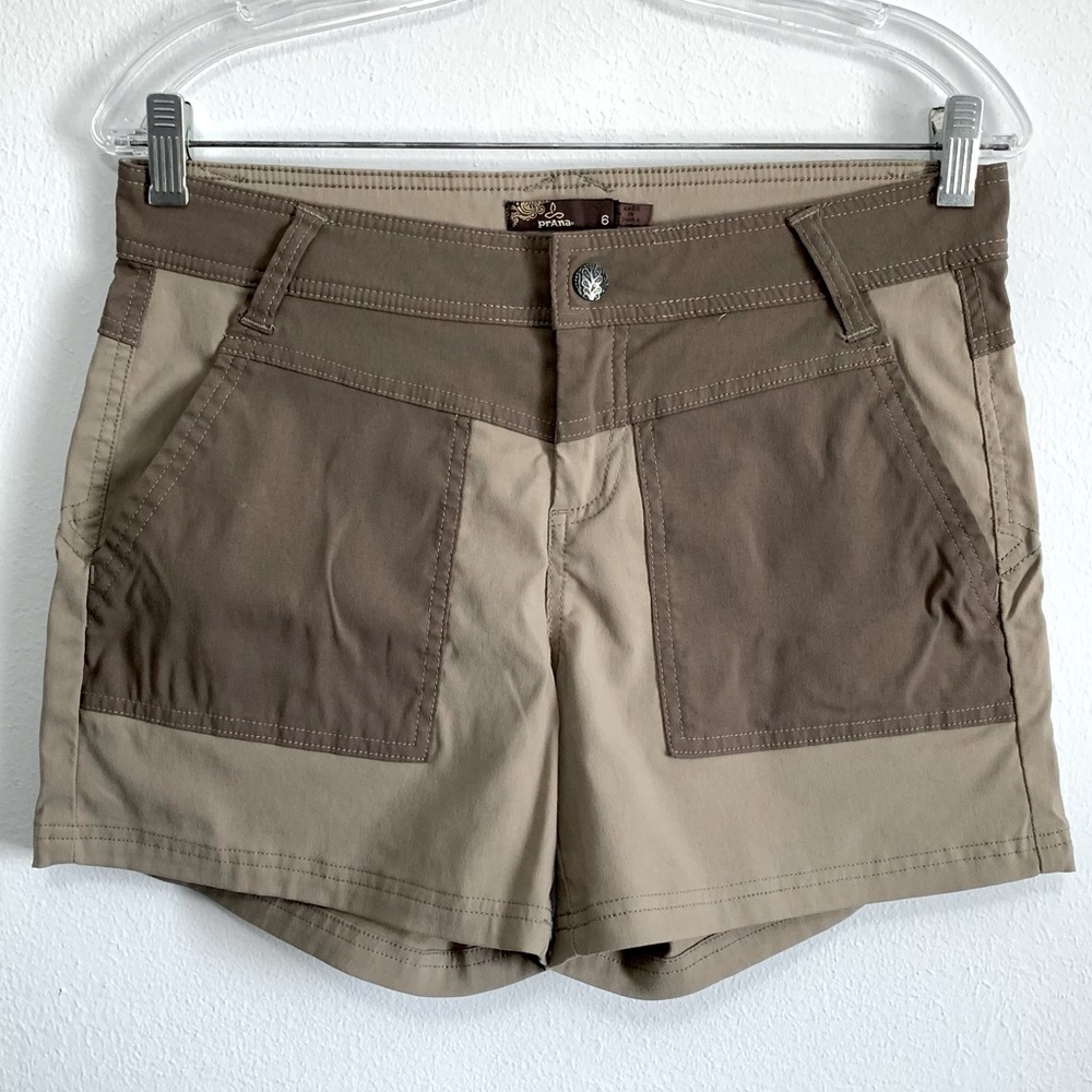 Prana Color Block Shorts- Size 6